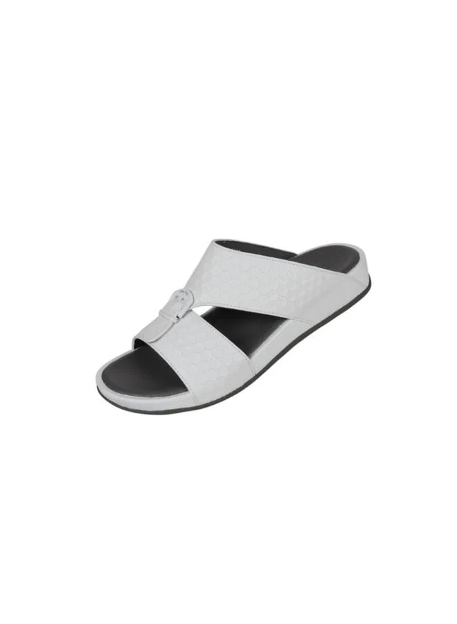 barjeel uno 008-3778 Barjeel Uno Mens Arabic Sandals 011205 White